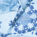 Holiday Flourish - Snow Flower - Blue ColorstorySnowflakes Blue Yardage Alternative View #1