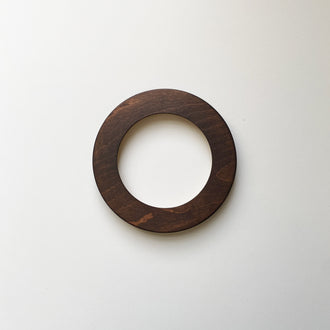 Hoop Frame - 5" Round Walnut