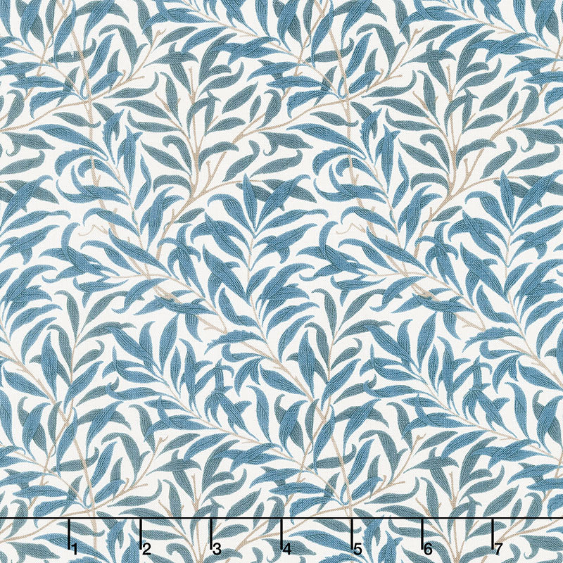 The Original Morris & Co. - Willow Boughs Navy Yardage