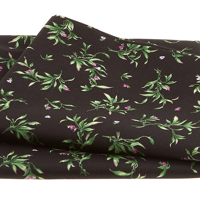 Catalina Ultra Violet Favorites - Wispy Leaves Black & Purple 2 Yard Cut