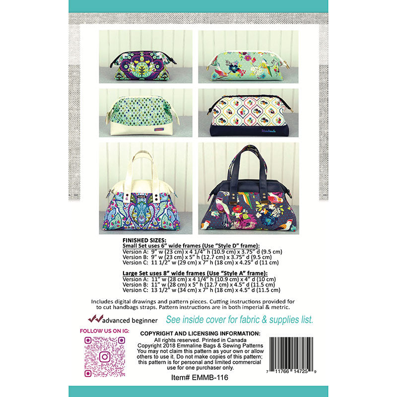 Trifecta Zip Bags Pattern