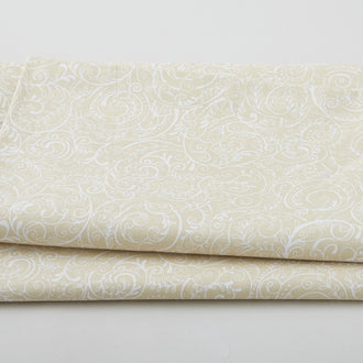 Charleston - Swirling Vines Cream 108" Wide 3 Yard Cut