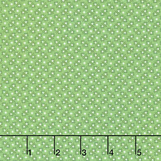 Calico - Flowerbed Basil Yardage