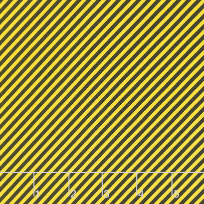 Work in Progress - Hazard Bias Stripe Black Yardage