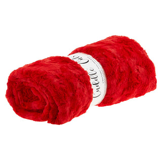 Luxe Cuddle® - Luna Scarlet 2 Yard Cut