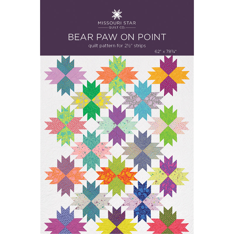 printable bear paw quilt pattern