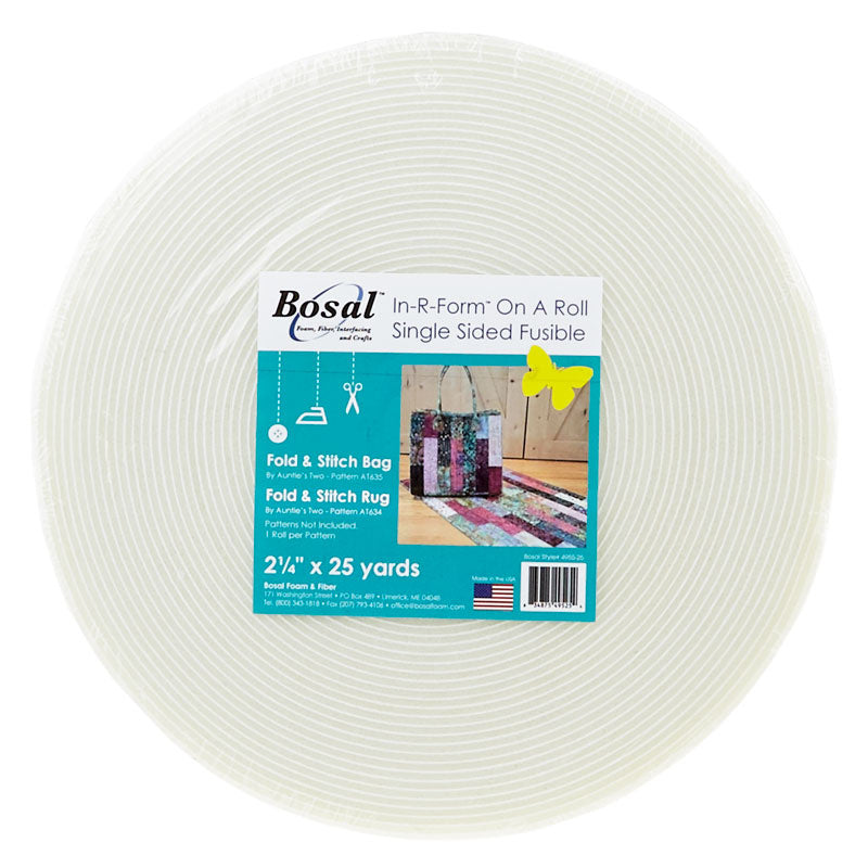 Bosal In-R-Form on a Roll Single Sided Fusible Stabilizer - 2 1/4 x 2