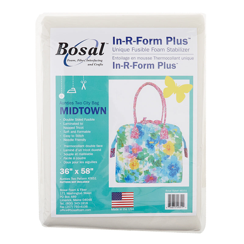 Bosal in-R-Form Plus Unique Fusible Foam Stabilizer, White Each (Pack of 2)