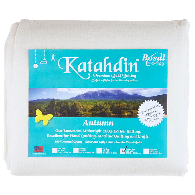 Bosal Katahdin On-A-Roll 2.5 Organic Cotton Batting, 25yd.