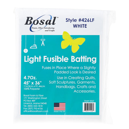 Bosal Fusible Batting 45 Wide White – Sallie Tomato