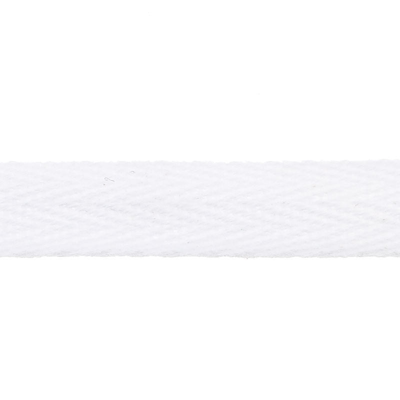 1/2" Cotton Twill Tape - White Primary Image