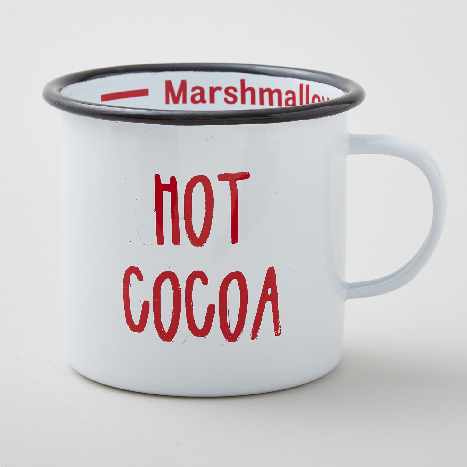 Warm and Cozy Enamel Mug