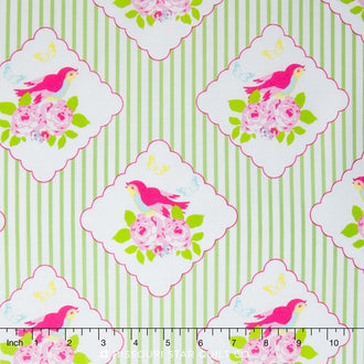 Zoey's Garden - Framed Birdies-Green Yardage