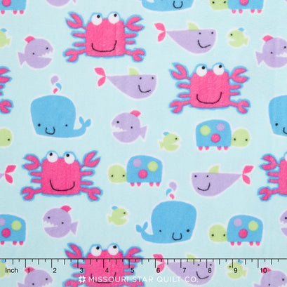 Cuddle® Prints - Go Fish Tiffany 60" Minky Yardage