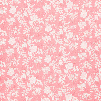 Tranquility - Floral Pink Yardage