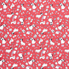 Eloise - Favorite Things Red Yardage Primary Image