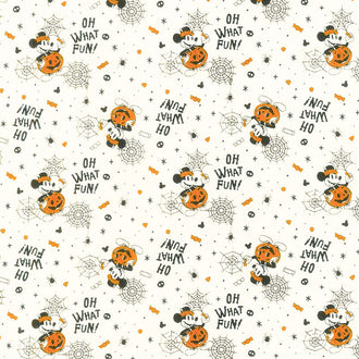 Character Halloween III - Pumpkin Mickey Cream Yardage