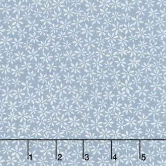 Buttercup - Tiny Florals Grey Yardage