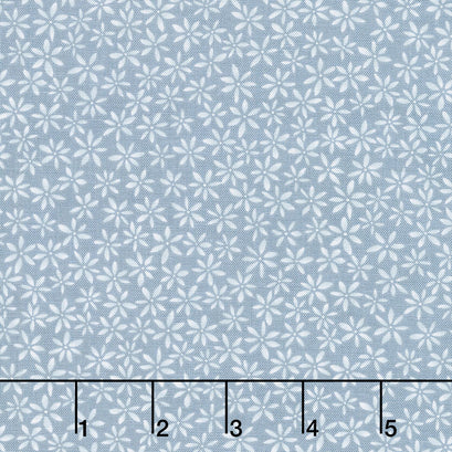 Buttercup - Tiny Florals Grey Yardage