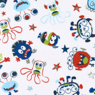 Cuddle® Prints - You Scared Me! Snow 60" Minky Yardage