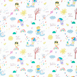 Whatever the Weather - All Weather Friends Cloud Yardage