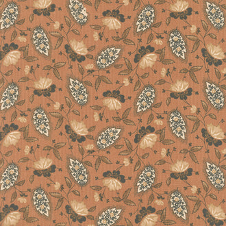 Cheddar and Coal II - Paisley Beauty Rust Yardage