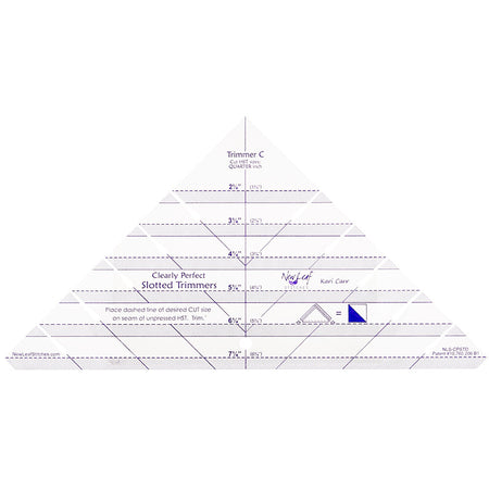 New Leaf Stitches  Clearly Perfect Slotted Trimmers & Rulers