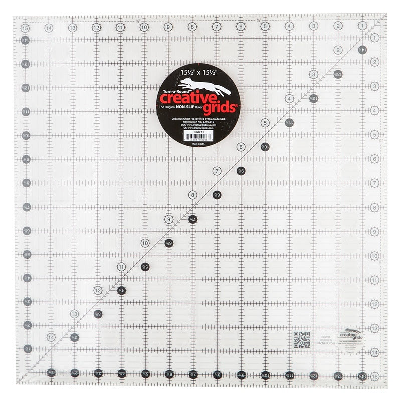 Creative Grids Quilting Ruler 12 1/2in Square