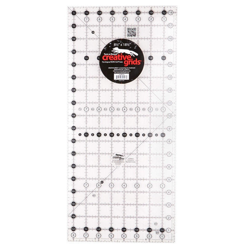 Creative Grids Quilt Ruler 8-1/2 in x 12-1/2 in CGR812 743285000500 Rulers  & Templates