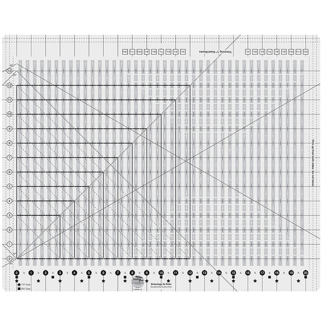 Creative Grids Mini Stripology Squared Ruler Creative Grids - Juki Junkies
