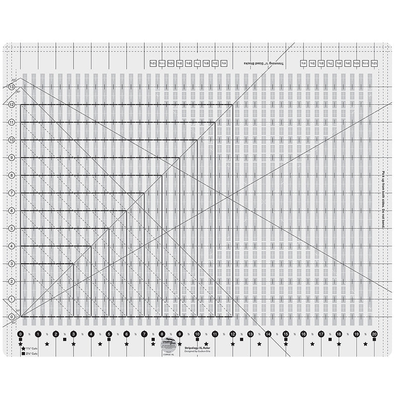 Creative Grids Stripology XL Ruler Creative Grids CGRGE1XL - OzQuilts