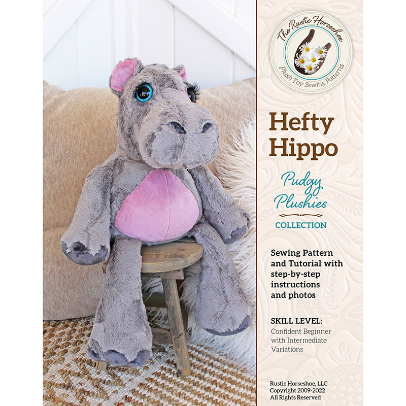 Hefty Hippo Pudgy Plushies Pattern Primary Image