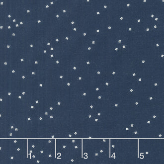 Blossom - Tiny Flower Navy Yardage