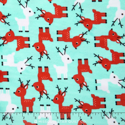 Cuddle® Prints - Reindeer Aruba 60" Minky Yardage