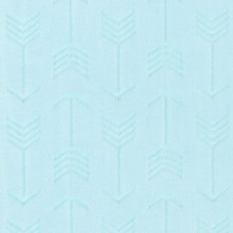 Cuddle® Embossed Arrow - Saltwater 60" Minky Yardage