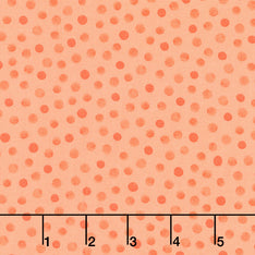 Harold the Hare - Tonal Dot Coral Yardage Primary Image