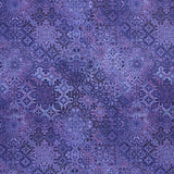 Stonehenge - Marrakech Mediterranean Colorway Foulards Purple Yardage Primary Image