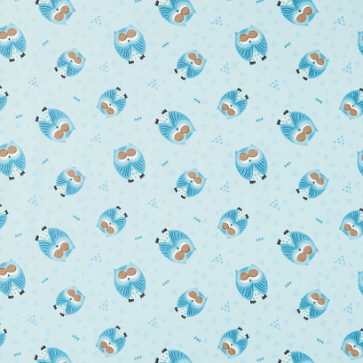 Winsome Critters - Owl Toss Blue Yardage