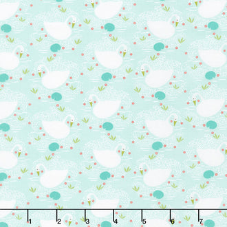 Enchanted - Swan Dewdrop Yardage