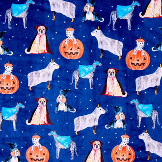 Cuddle® Prints - Howl-oween Midnight Digitally Printed Yardage