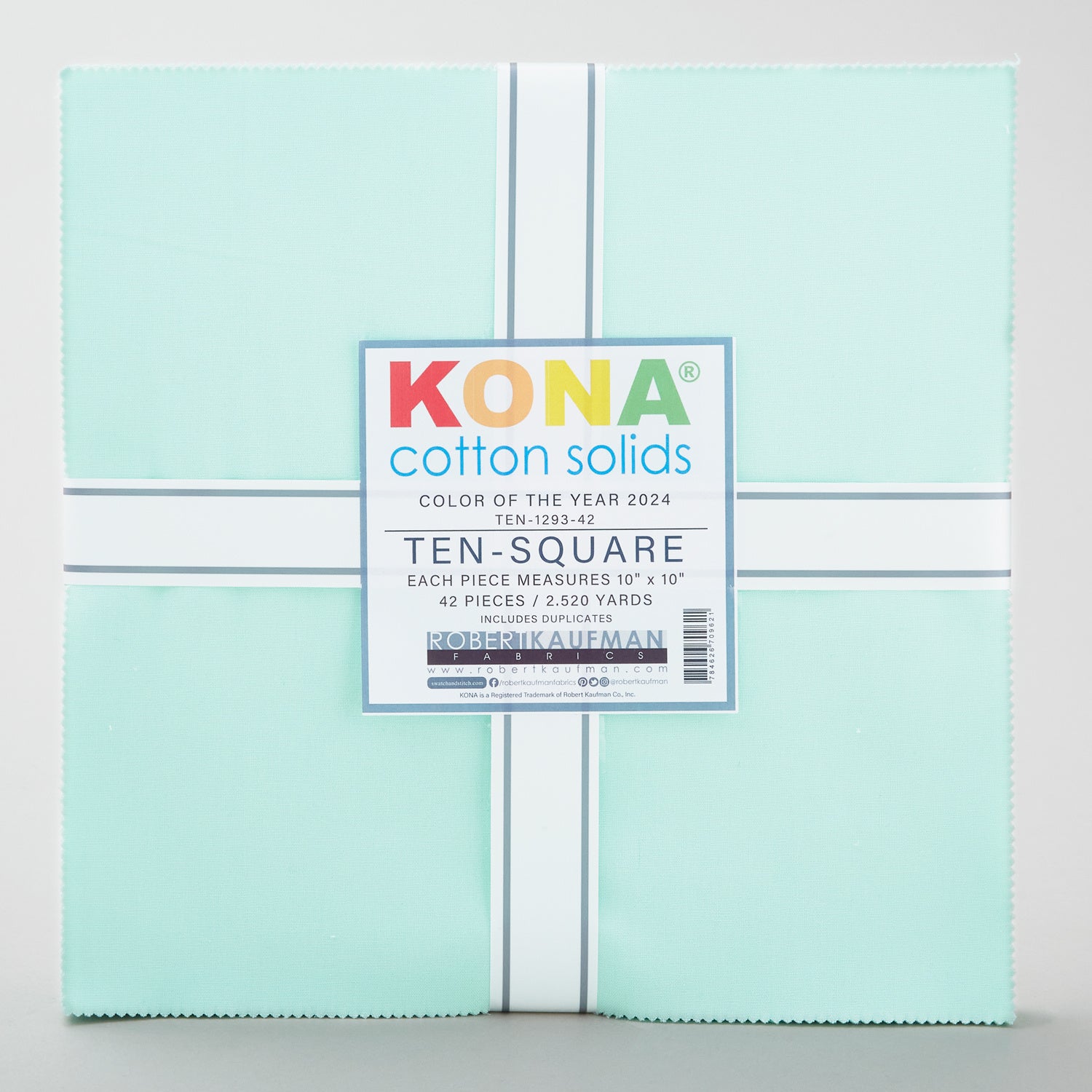 Kona Cotton Color of the Year 2024 Julep Ten Squares