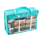 Missouri Star Fabric Storage Bag - Aqua Primary Image