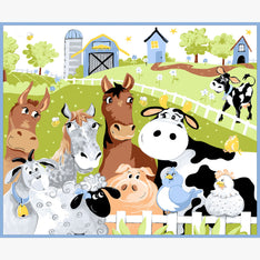 Barnyard Blues - Play Mat Denim Panel Primary Image