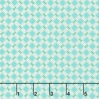 1930's Basics - Geometric Aloe Yardage