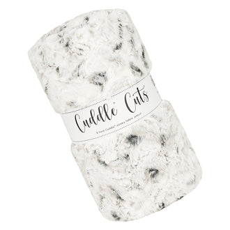 Cuddle® Cuts - Luxe Cuddle® Snowy Owl Alloy 2 Yard Cut