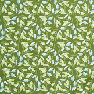 Willow - Leaves Leaf Yardage