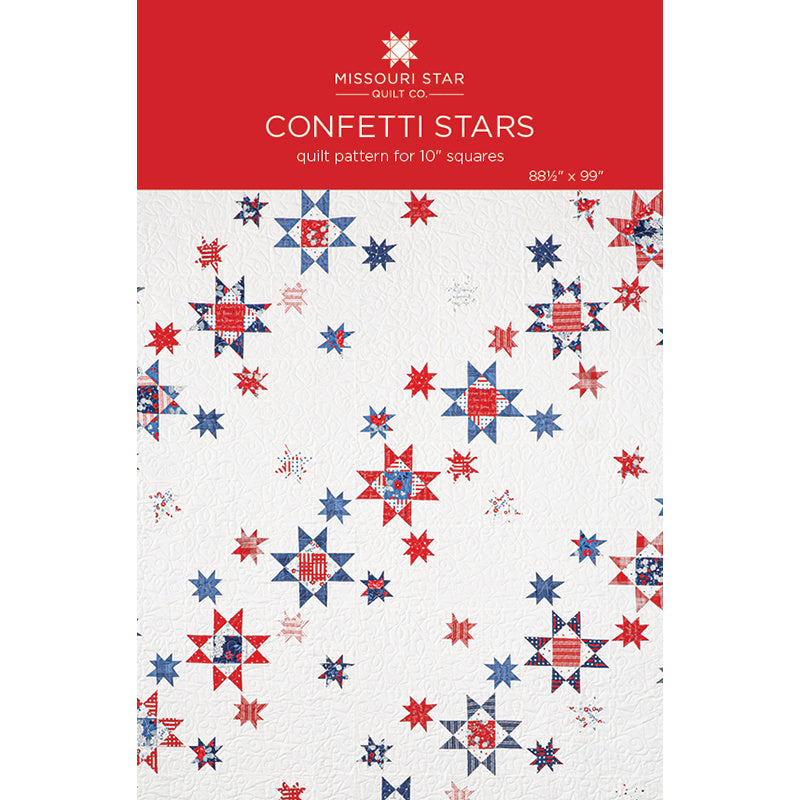 Confetti Stars Quilt Pattern By Missouri Star