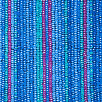 Kaffe Fassett Collective - Vintage Bead Stripe Cobalt Yardage