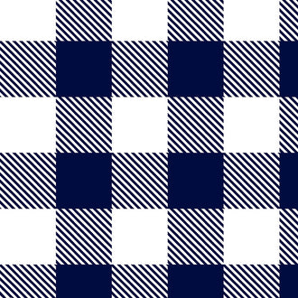 Cuddle® Prints - Bufflao Check Navy Snow Minky Yardage