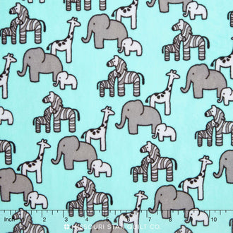 Cuddle® Prints - Little Safari Aruba 60" Minky Yardage